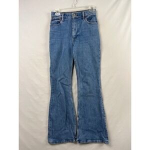 Abercrombie & Fitch Flare Jeans Womens 24/00S 70s Vintage Ultra High Rise Slit